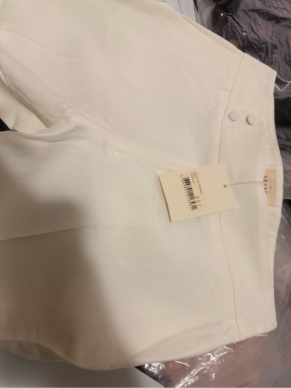 White Dress Pants - Classic Straight Fit